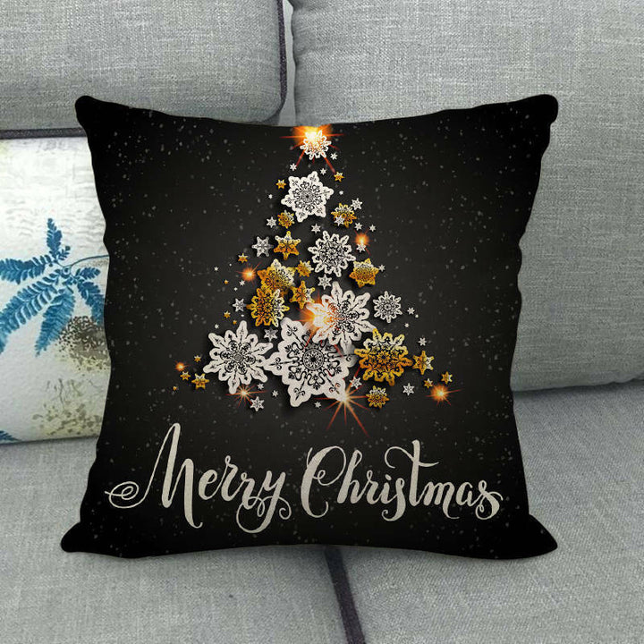 18" Cojines Merry Xmas Sofa Pude Betræk Hjem Sofa Dekorative Puder