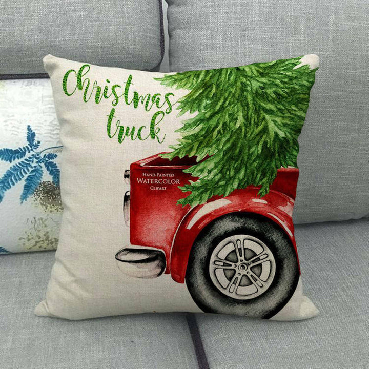 18" Cojines Merry Xmas Sofa Pude Betræk Hjem Sofa Dekorative Puder