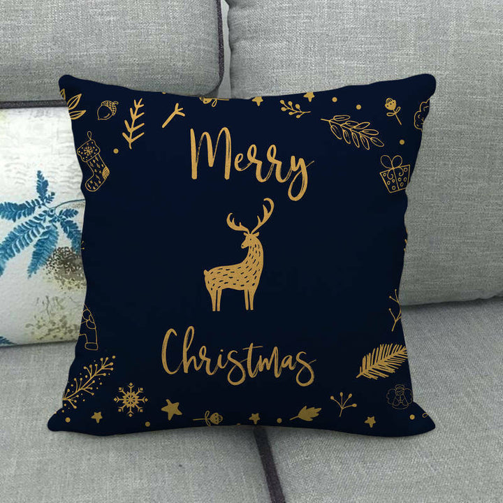 18" Cojines Merry Xmas Sofa Pude Betræk Hjem Sofa Dekorative Puder