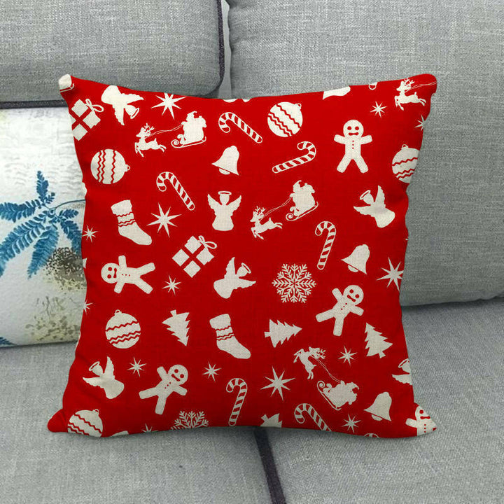 18" Cojines Merry Xmas Sofa Pude Betræk Hjem Sofa Dekorative Puder