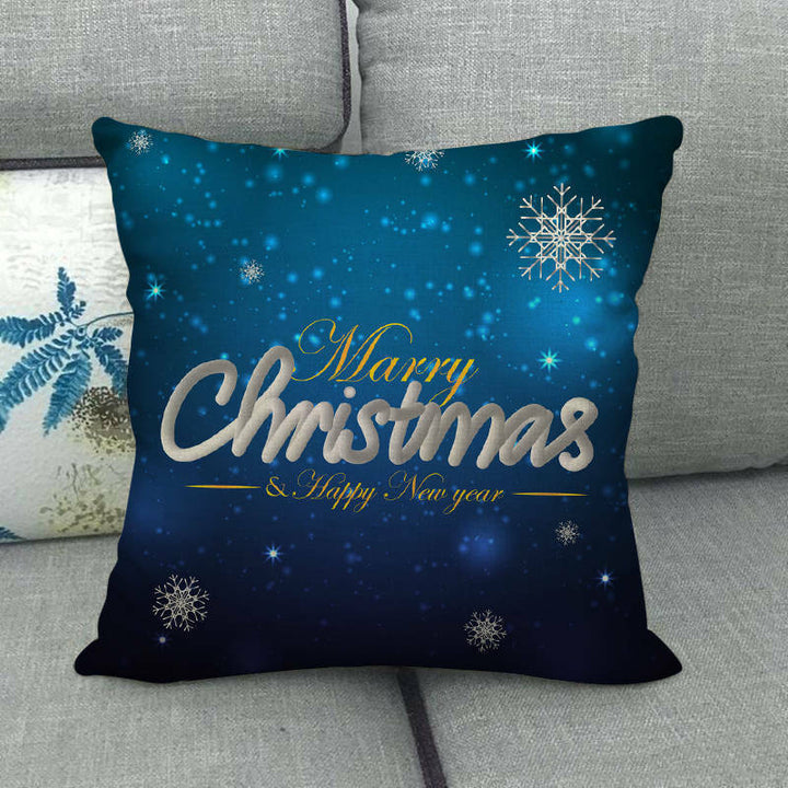 18" Cojines Merry Xmas Sofa Pude Betræk Hjem Sofa Dekorative Puder