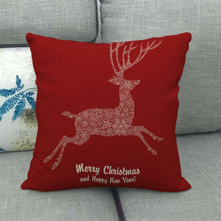 18" Cojines Merry Xmas Sofa Pude Betræk Hjem Sofa Dekorative Puder