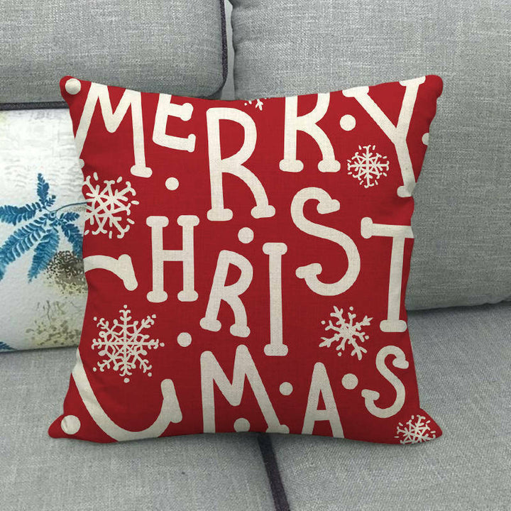 18" Cojines Merry Xmas Sofa Pude Betræk Hjem Sofa Dekorative Puder
