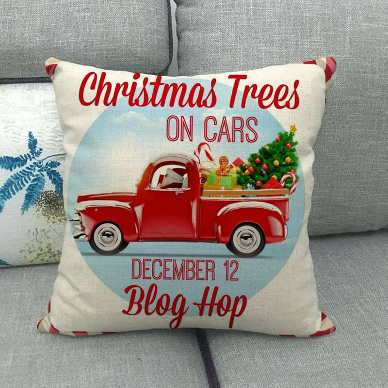 18" Cojines Merry Xmas Sofa Pude Betræk Hjem Sofa Dekorative Puder