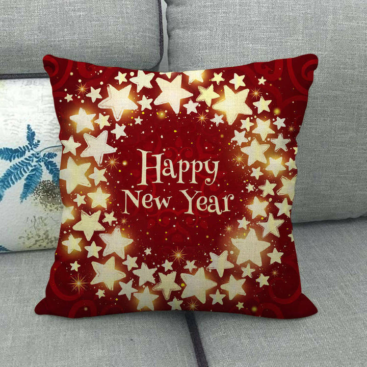 18" Cojines Merry Xmas Sofa Pude Betræk Hjem Sofa Dekorative Puder
