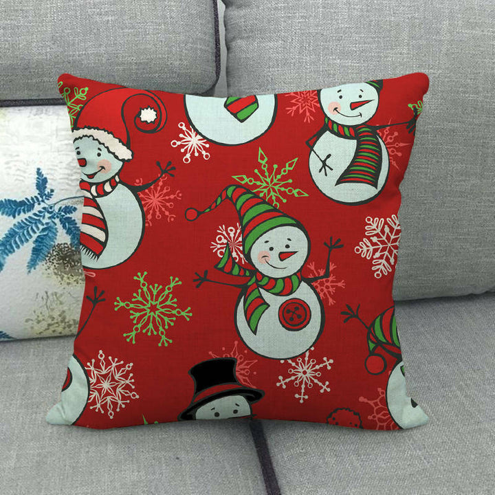 18" Cojines Merry Xmas Sofa Pude Betræk Hjem Sofa Dekorative Puder