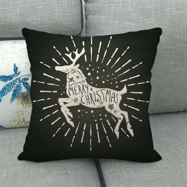 18" Cojines Merry Xmas Sofa Pude Betræk Hjem Sofa Dekorative Puder