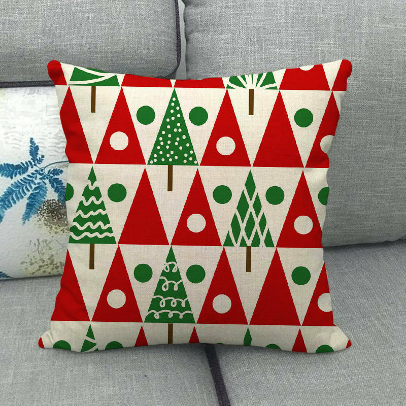 18" Cojines Merry Xmas Sofa Pude Betræk Hjem Sofa Dekorative Puder