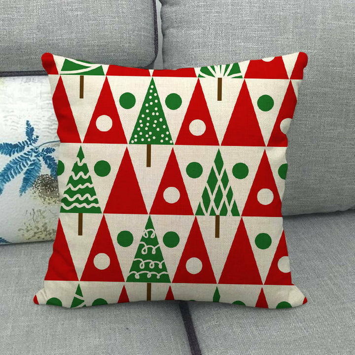 18" Cojines Merry Xmas Sofa Pude Betræk Hjem Sofa Dekorative Puder