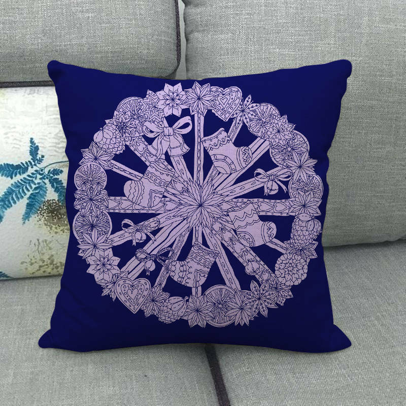 18" Cojines Merry Xmas Sofa Pude Betræk Hjem Sofa Dekorative Puder