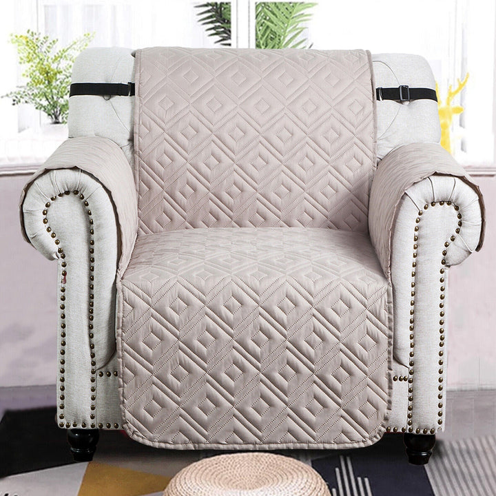 Quilted Sofa Cover Pet Protector Throw Vandtæt Sofa Slip Covers 1/2/3 Sæde