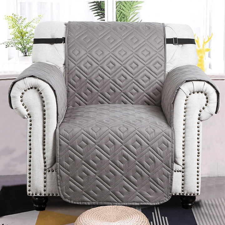 Quilted Sofa Cover Pet Protector Throw Vandtæt Sofa Slip Covers 1/2/3 Sæde