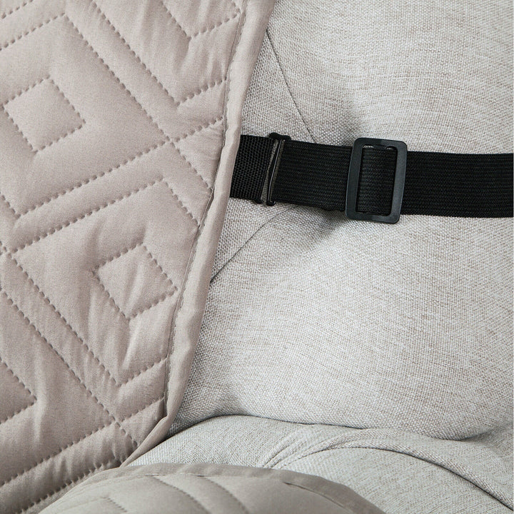 Quilted Sofa Cover Pet Protector Throw Vandtæt Sofa Slip Covers 1/2/3 Sæde