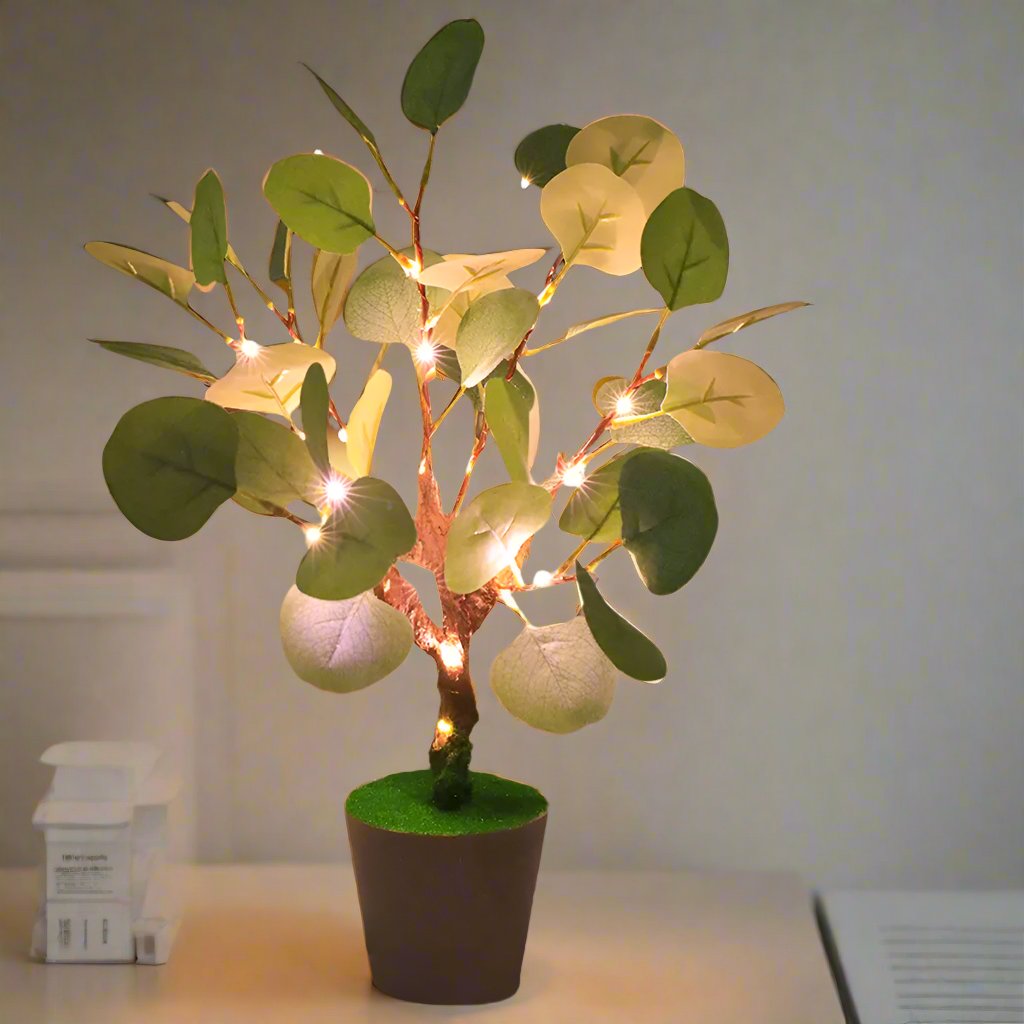 BranchGlow - LED Natlampe med Festlige Grene