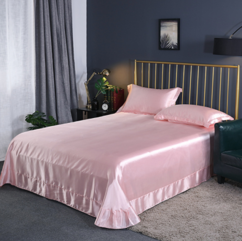 1/2PCS Blød Pudebetræk Silke Satin Pudebetræk Hjem Deko Sengetøj Pude Covers