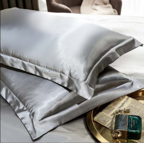 1/2PCS Blød Pudebetræk Silke Satin Pudebetræk Hjem Deko Sengetøj Pude Covers
