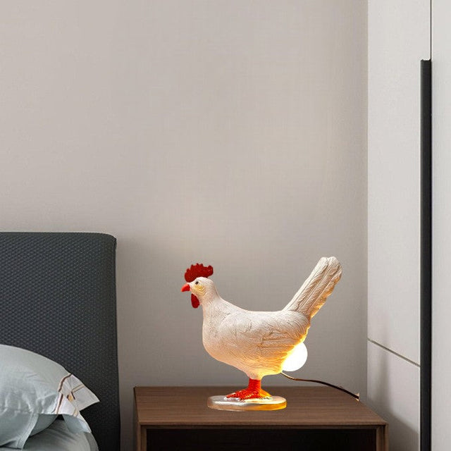 Bordlampe Dyr Harpiks LED Natlampe