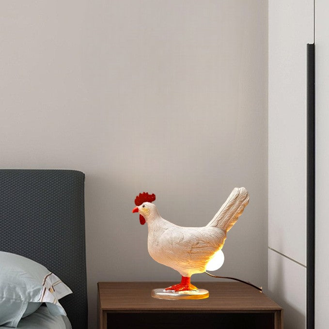 Bordlampe Dyr Harpiks LED Natlampe