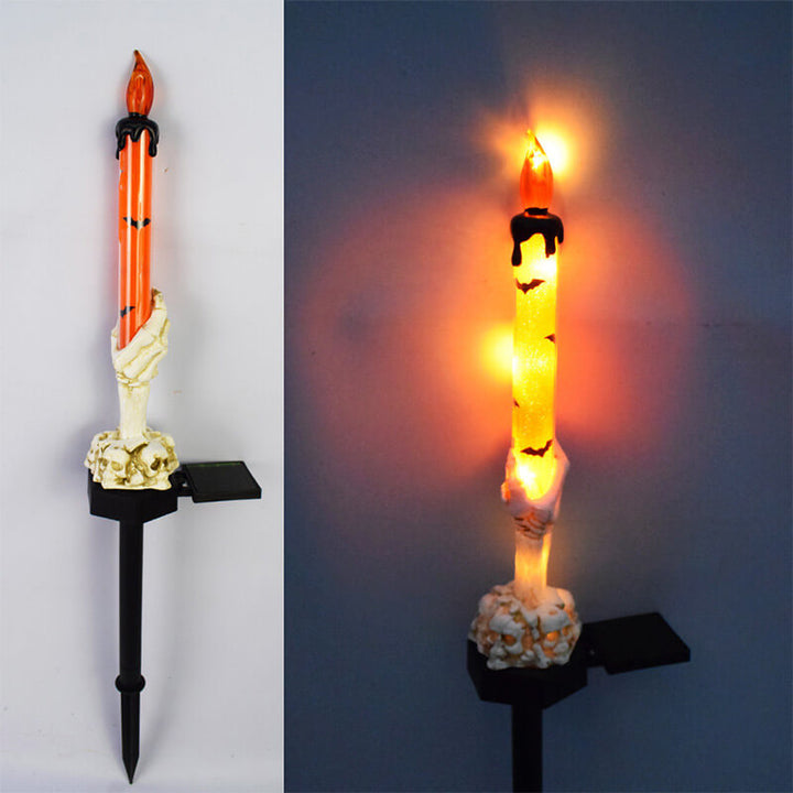 Bedste Gave*Sollys Halloween Spøgelses Hånd Lys Udendørs Gulvlampe