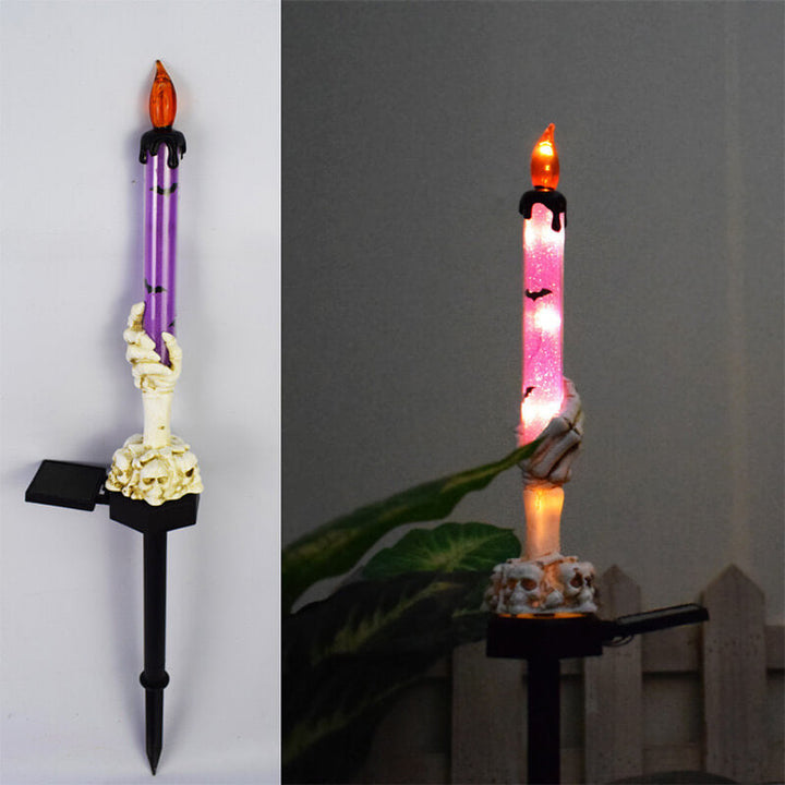 Bedste Gave*Sollys Halloween Spøgelses Hånd Lys Udendørs Gulvlampe