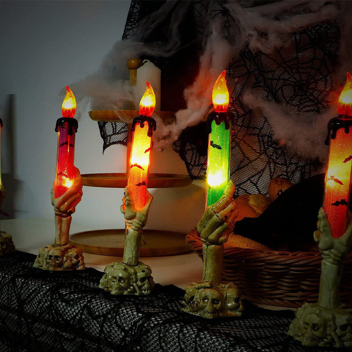Bedste Gave*Sollys Halloween Spøgelses Hånd Lys Udendørs Gulvlampe
