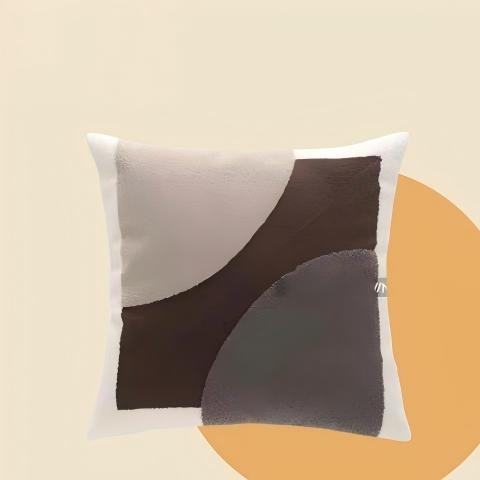Nordisk Stil i Stue Sofa Betræk | Enkel Geometrisk Jacquard Blød og Komfortabel Pude Betræk