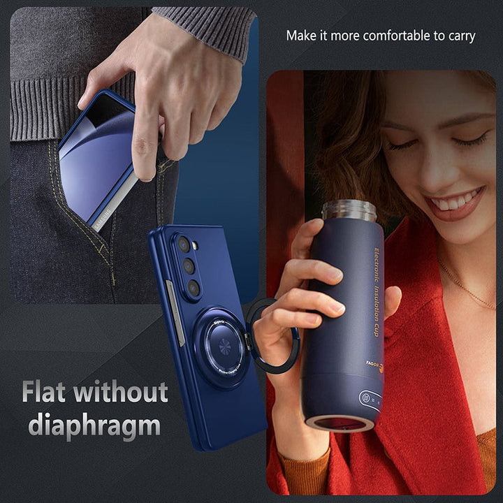 Magnetisk telefonskal med 360° roterende stativ til Samsung Z fold &amp; flip 6/5/4/3