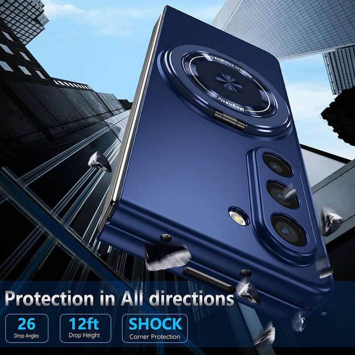 Magnetisk telefonskal med 360° roterende stativ til Samsung Z fold &amp; flip 6/5/4/3