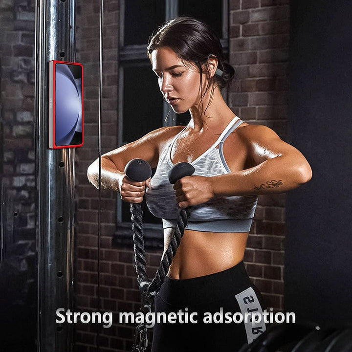 Magnetisk telefonskal med 360° roterende stativ til Samsung Z fold &amp; flip 6/5/4/3