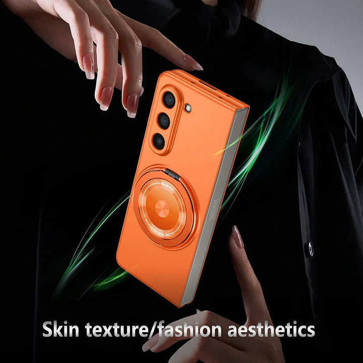 Magnetisk telefonskal med 360° roterende stativ til Samsung Z fold &amp; flip 6/5/4/3