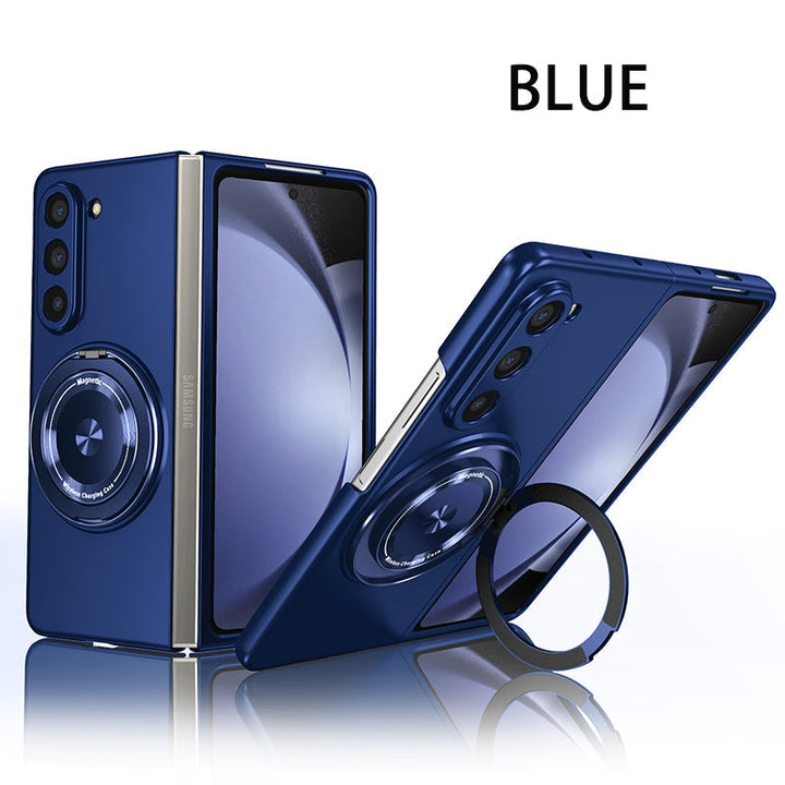 Magnetisk telefonskal med 360° roterende stativ til Samsung Z fold &amp; flip 6/5/4/3