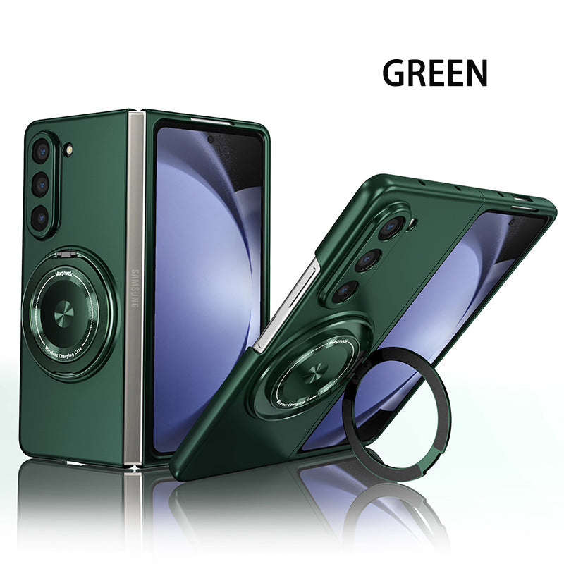 Magnetisk telefonskal med 360° roterende stativ til Samsung Z fold &amp; flip 6/5/4/3