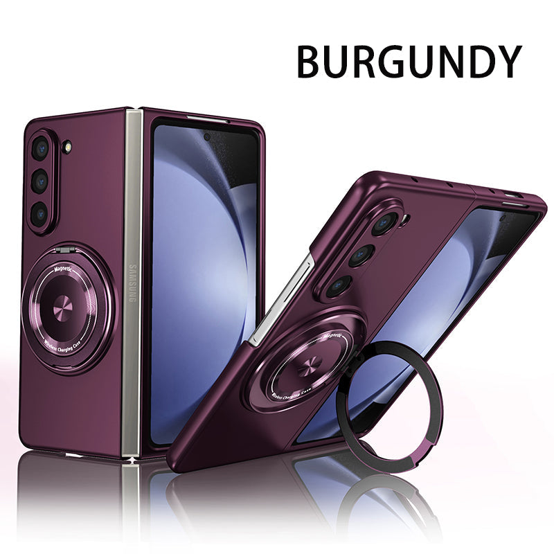 Magnetisk telefonskal med 360° roterende stativ til Samsung Z fold &amp; flip 6/5/4/3