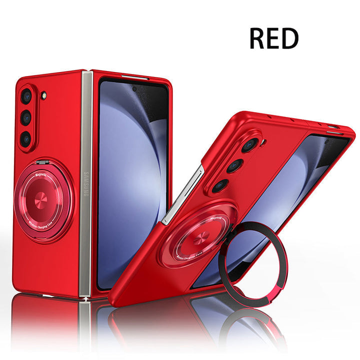 Magnetisk telefonskal med 360° roterende stativ til Samsung Z fold &amp; flip 6/5/4/3