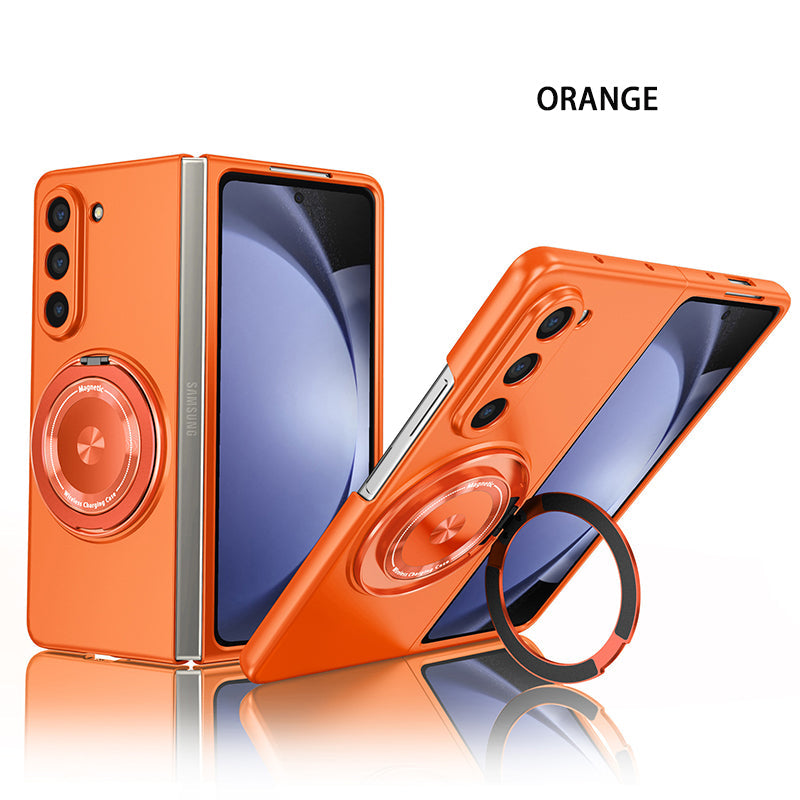 Magnetisk telefonskal med 360° roterende stativ til Samsung Z fold &amp; flip 6/5/4/3