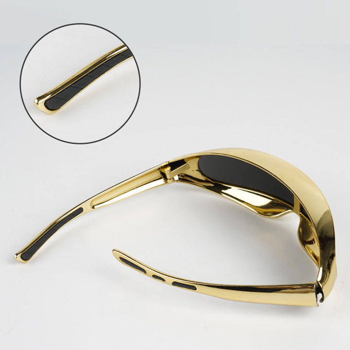 Svejsesikkerhedsglas i ét stykke med spejl