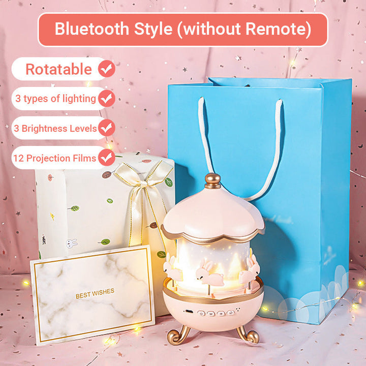 Bluetooth natlys projektor