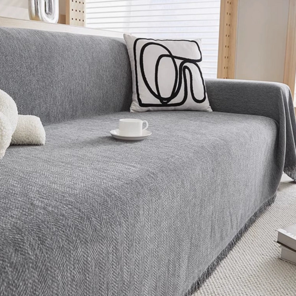 Sofa Betræk Holdbart Chenille Stof Beskyttelse