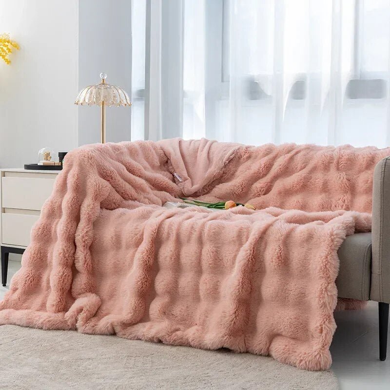Super Blød Plush Vinter Tæppe