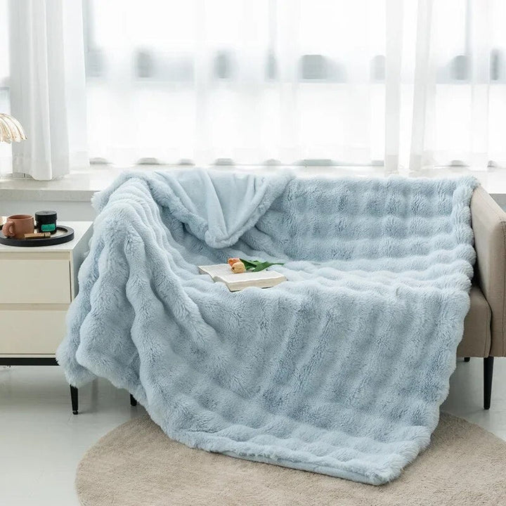 Super Blød Plush Vinter Tæppe
