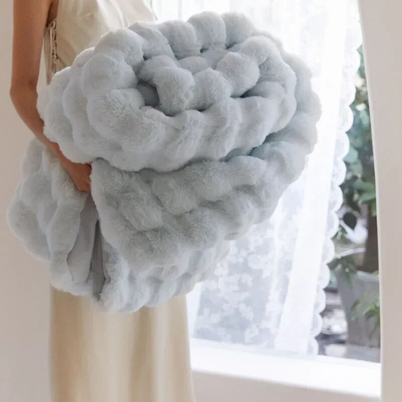 Super Blød Plush Vinter Tæppe