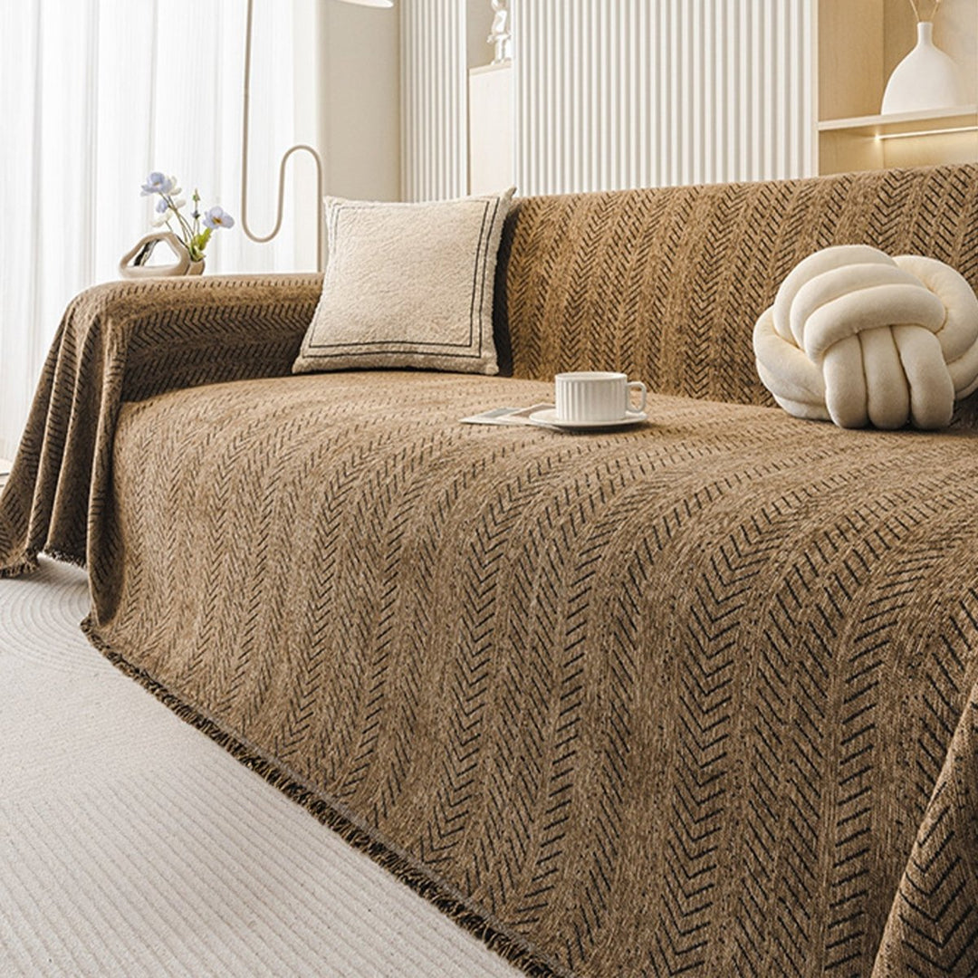 TexturaHome – Kradsesikker chenille sofaovertræk