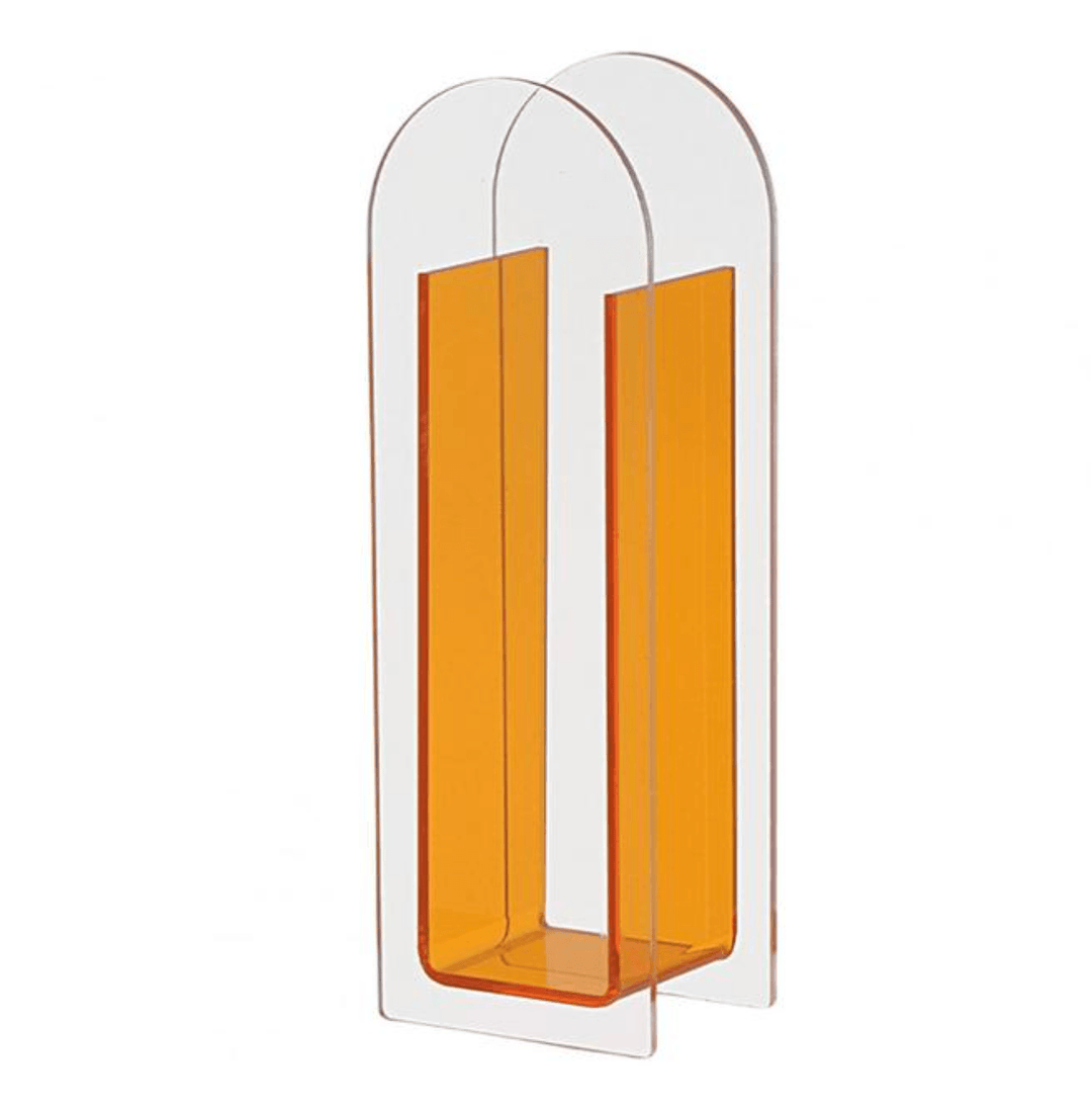 Transparent Akryl Blomster Vase