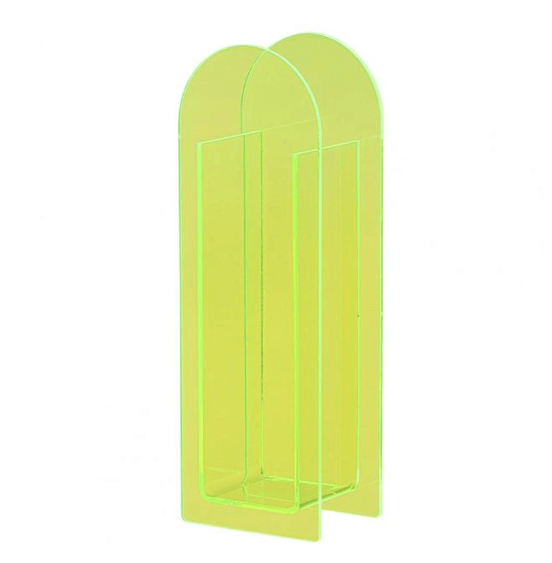 Transparent Akryl Blomster Vase