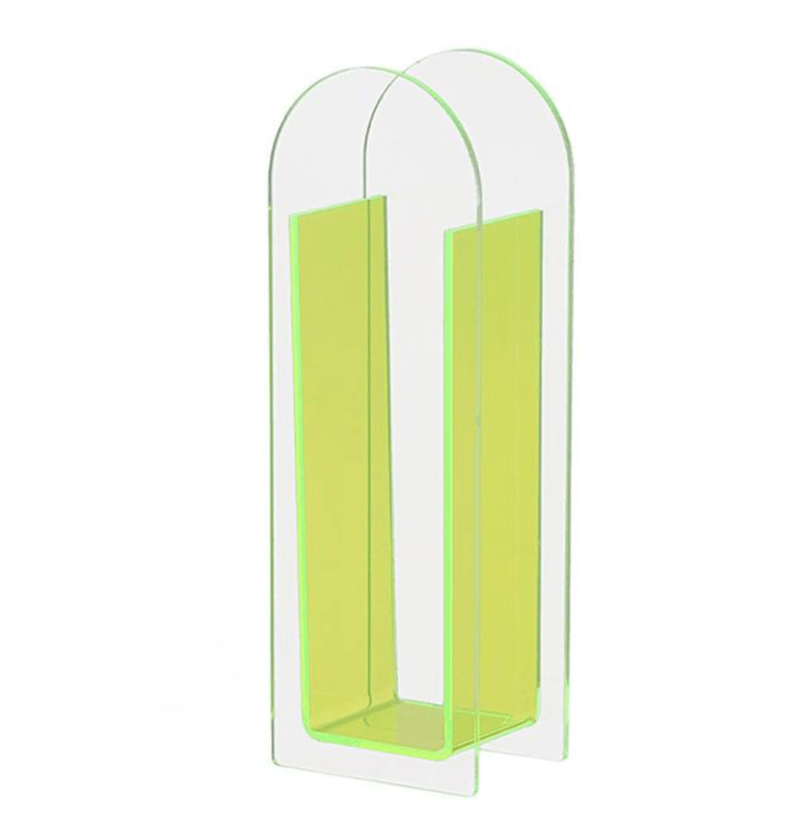 Transparent Akryl Blomster Vase