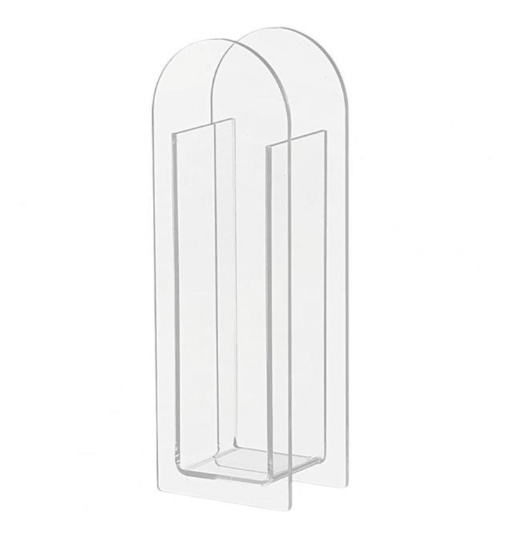Transparent Akryl Blomster Vase