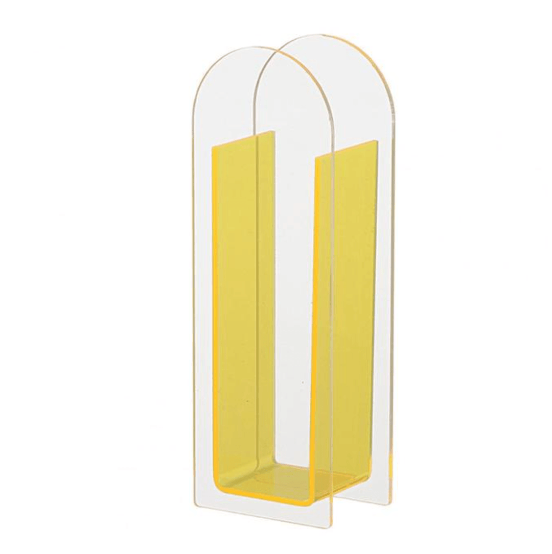 Transparent Akryl Blomster Vase