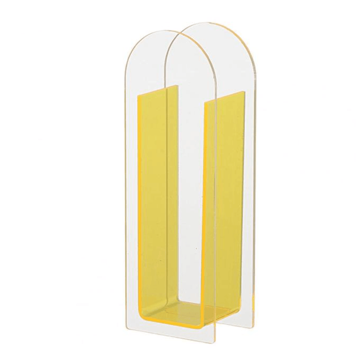 Transparent Akryl Blomster Vase