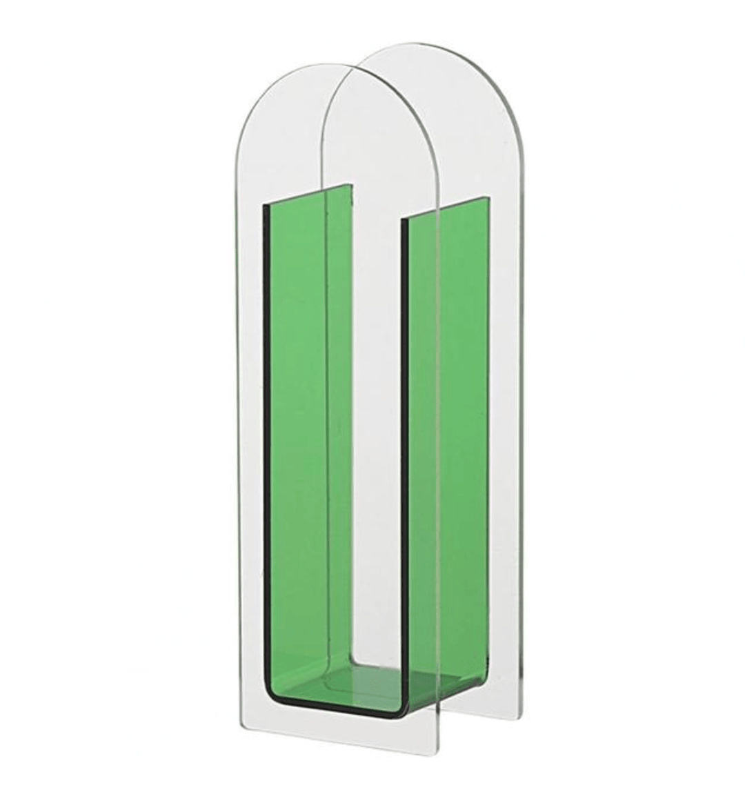 Transparent Akryl Blomster Vase