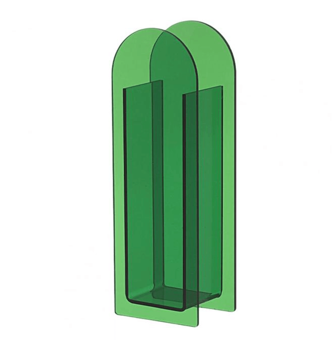Transparent Akryl Blomster Vase